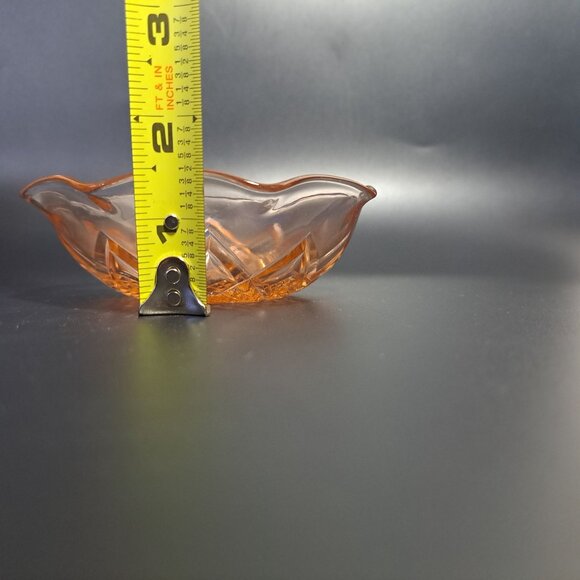 Hazel Atlas Royal Lace Pink Depression Glass Bowl Vintage - Picture 11 of 12